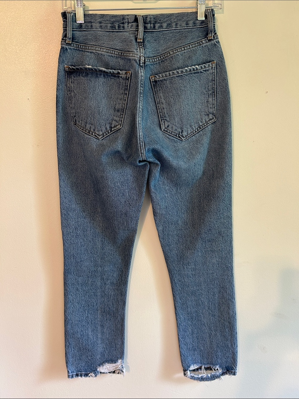 Agolde Riley Straight Jeans Size 24 - Picture 8 of 13